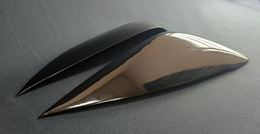 Накладки на фары широкие (реснички) для Mitsubishi Lancer 9 (2003-2010)